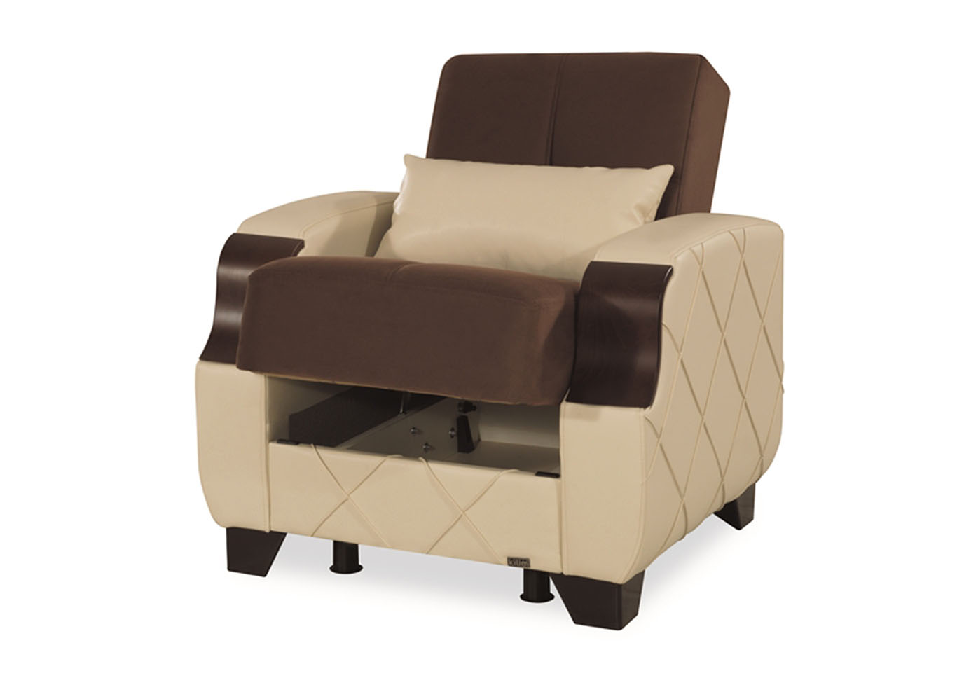 Molina Brown Microsuede Armchair,Ottomanson (Previously Casamode)